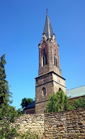 Turm der Prot. Pfarrkirche