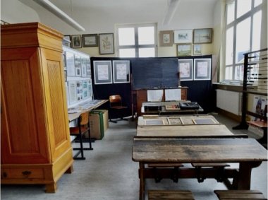 Blick in den "alten Schulsaal" der Neutorschule Lambsheim